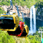 Bondinhos Aéreos em Canela com Vista privilegiada da CASCATA do Caracol