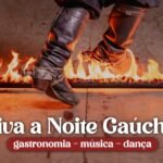 Garfo e Bombacha Jantar Típico com Show Folclórico: música, show, churrasco e tradição.