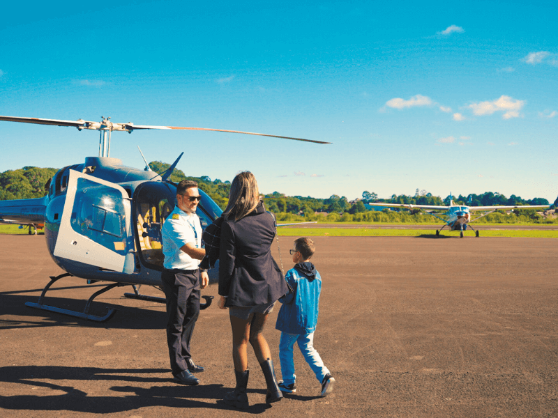 Helisul chegou em terras gaúchas Com mais de 50 anos em experiência em voos