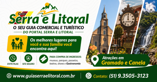 Anuncie no Guia Serra e Litoral O seu guia comercial e turístico Anuncie no Guia Serra e Litoral O seu guia comercial e turístico
