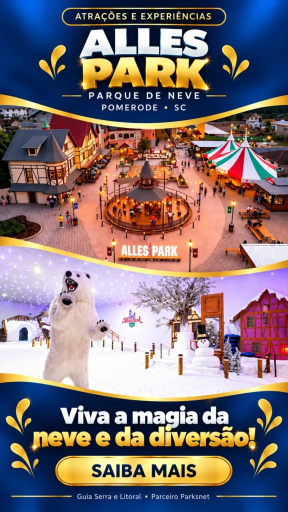 Publicidade — Alles Park Pomerode | Parque de Neve