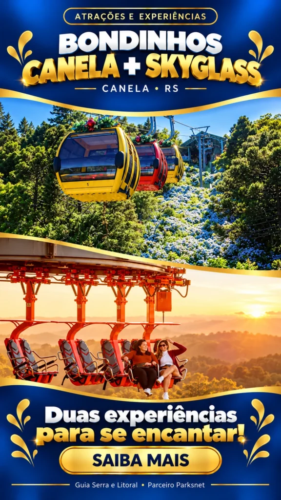 Publicidade — Bondinhos Canela + Skyglass