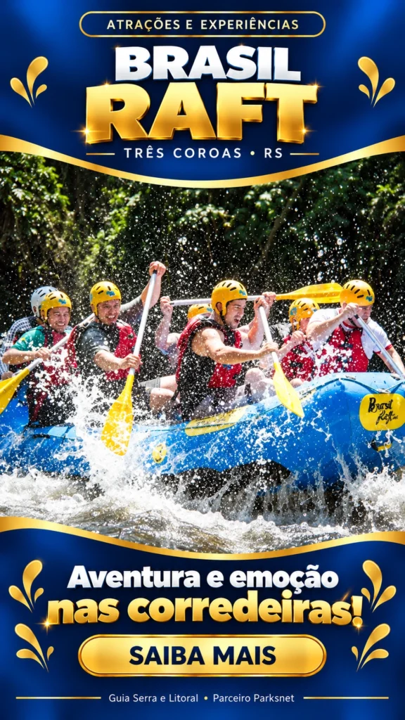 Publicidade — Brasil Raft em Três Coroas • RS
