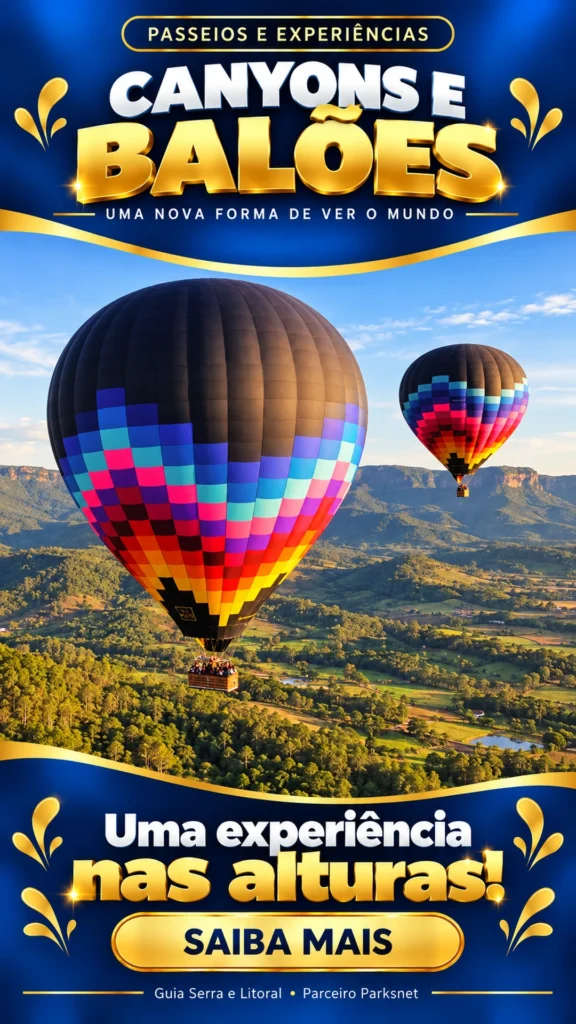 Publicidade — Canyons e Balões