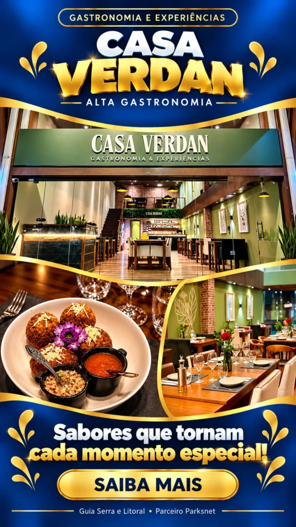 Publicidade — Casa Verdan – Alta Gastronomia