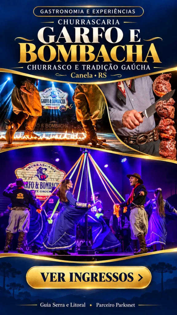 Publicidade — Churrascaria Garfo e Bombacha Noite Gaúcha