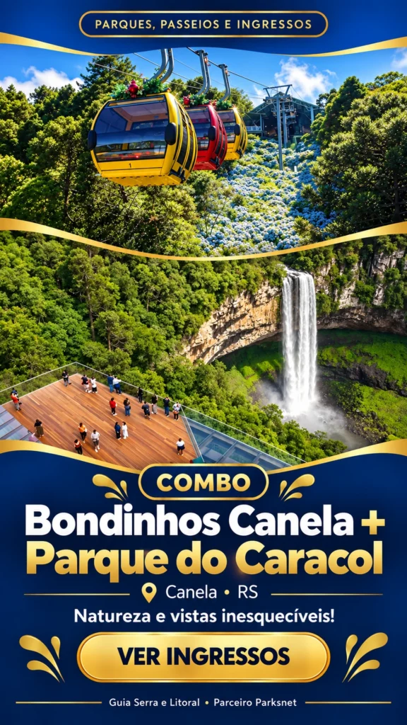 Publicidade — Bondinhos Canela + Parque do Caracol