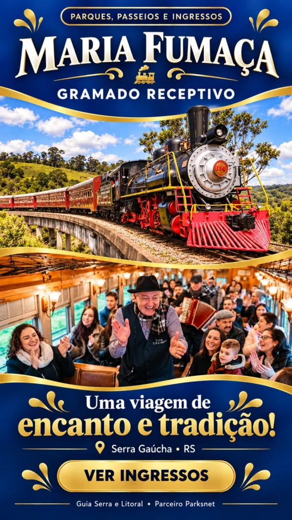 Publicidade — Maria Fumaça – Gramado Receptivo