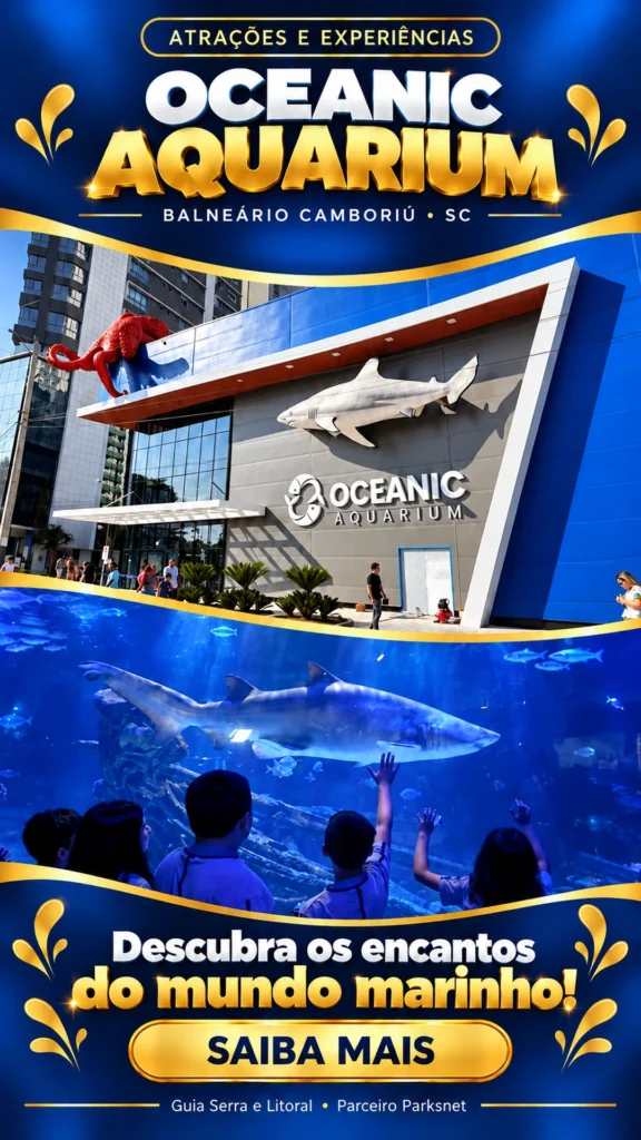 Publicidade — Oceanic Aquarium: Aquário de Balneário Camboriú