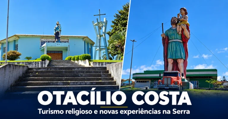Otacílio Costa desperta para o turismo religioso e projeta nova rota de experiências na Serra