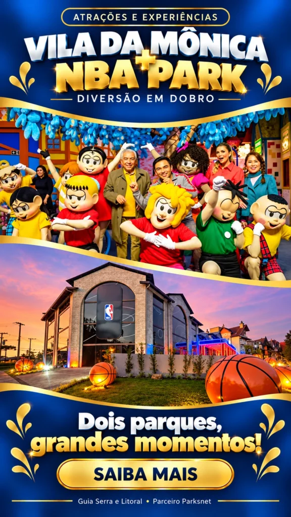 Publicidade — Vila da Mônica + NBA Park